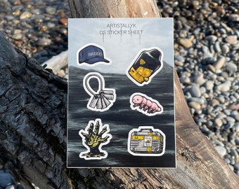 DS Vinyl Sticker Sheet | Waterproof Stickers | Weatherproof Stickers