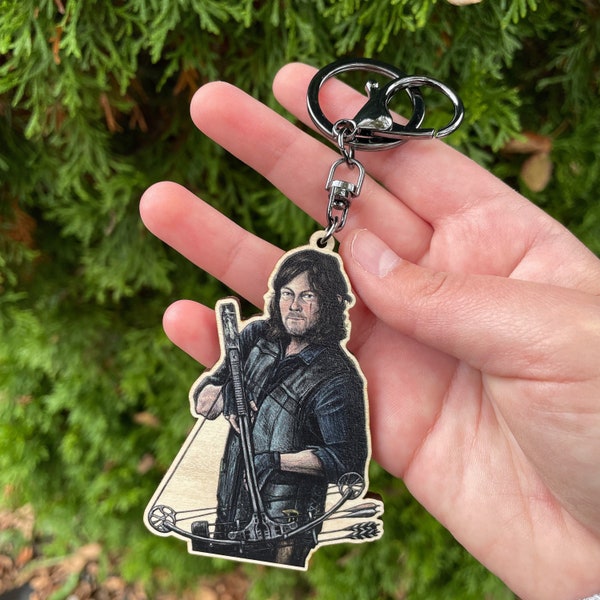 Daryl Wooden Keychain | Responsibly Sourced Wood | Keychains | Accessories