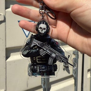 MW Ghost Acrylic Keychain | Keychains | Accessories