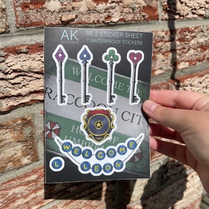 Bioweapon Survivor Vinyl Sticker Sheet | | Waterproof Stickers | Weatherproof Stickers