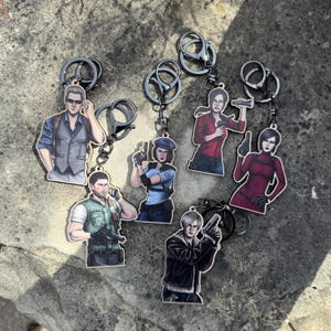Bioweapon Survivor Wooden Keychains | Series 1 | Responsibly Sourced Wood | Accessories
