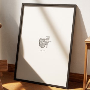 Sorbetes Print, Sorbetes Drawing, Digital Sorbetes Print