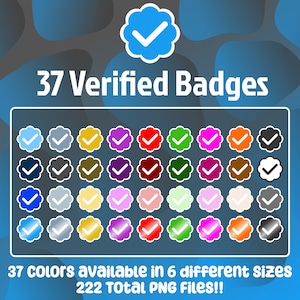 37 selos verificados | Twitch, Kick, Discord Admin Mod | Sub-emblema, emotes, emblemas de bits | Download instantâneo pronto para transmitir gráficos !!