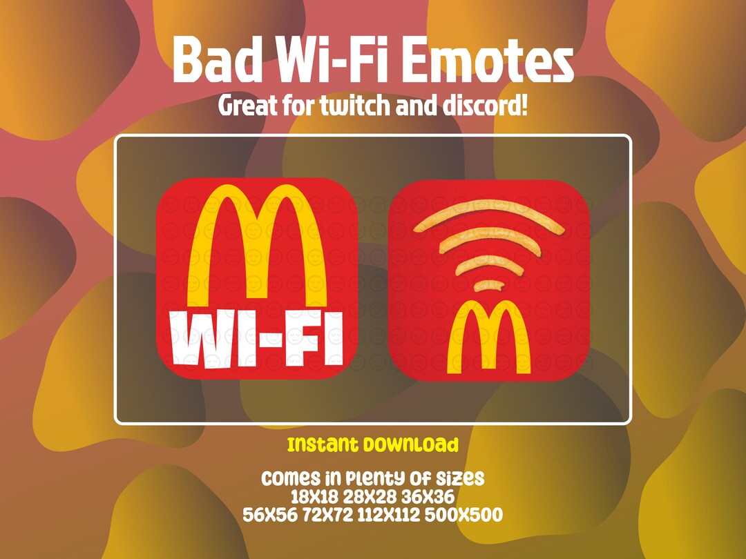 Mcdonalds Wifi Emote Twitch Youtube Discord Emote Streamer Pngs Funny