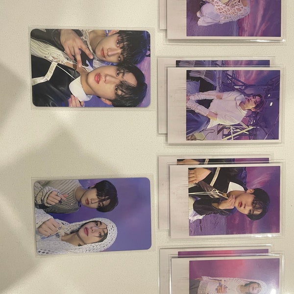 Stray Kids OFFICIAL 樂 Rock Star POB Polaroid & Unit Cards / Hyung line / Bangchan, Lee Know, Changbin and Hyunjin