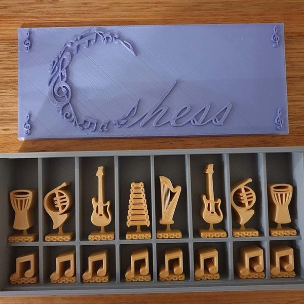 3D Printer MUSIC CHESS SET files