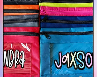 Personalized Pencil Pouch | Custom Name Pencil Case for Kids, Teachers, Students, Gifts & School Supplies