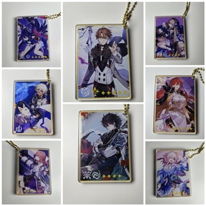 Acrylic Keychains, Game, Honkai: Star Rail, Star Rail, Seele, Arlan, Asta, Welt, Dan Heng, Herta, Himeko, March 7th