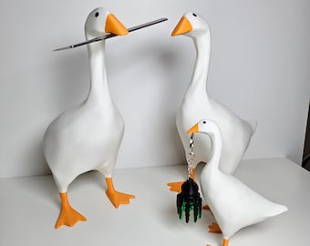 3D printed, Statue with Magnet, Untitled Goose Game, Cute Goose, Goose Game, Geese, Honk, game