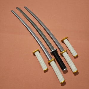3D printed Cosplay Toy, Collapsing Katana, Many Colors, Plastic Toy