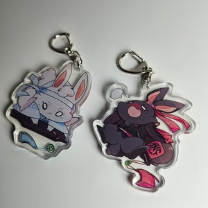 PRE-ORDER Acryl Schlüsselanhänger, Mo Dao Zu Shi, Großmeister der dämonischen Kultivierung, Wei Wuxian, Lan Wangji, Hase, Roman