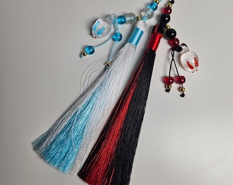 PRE-ORDER Quastenanhänger, Mo Dao Zu Shi, Großmeister der dämonischen Kultivierung, Wei Wuxian, Lan Wangji, Schlüsselbund, Telefonanhänger, Roman