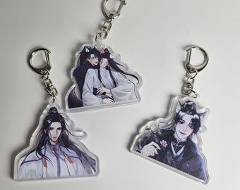 Acrylic Keychains from The Husky and His White Cat Shizun, Erha He Ta De Bai Mao Shizun, love, Chu Wanning, Mo Ran, novel