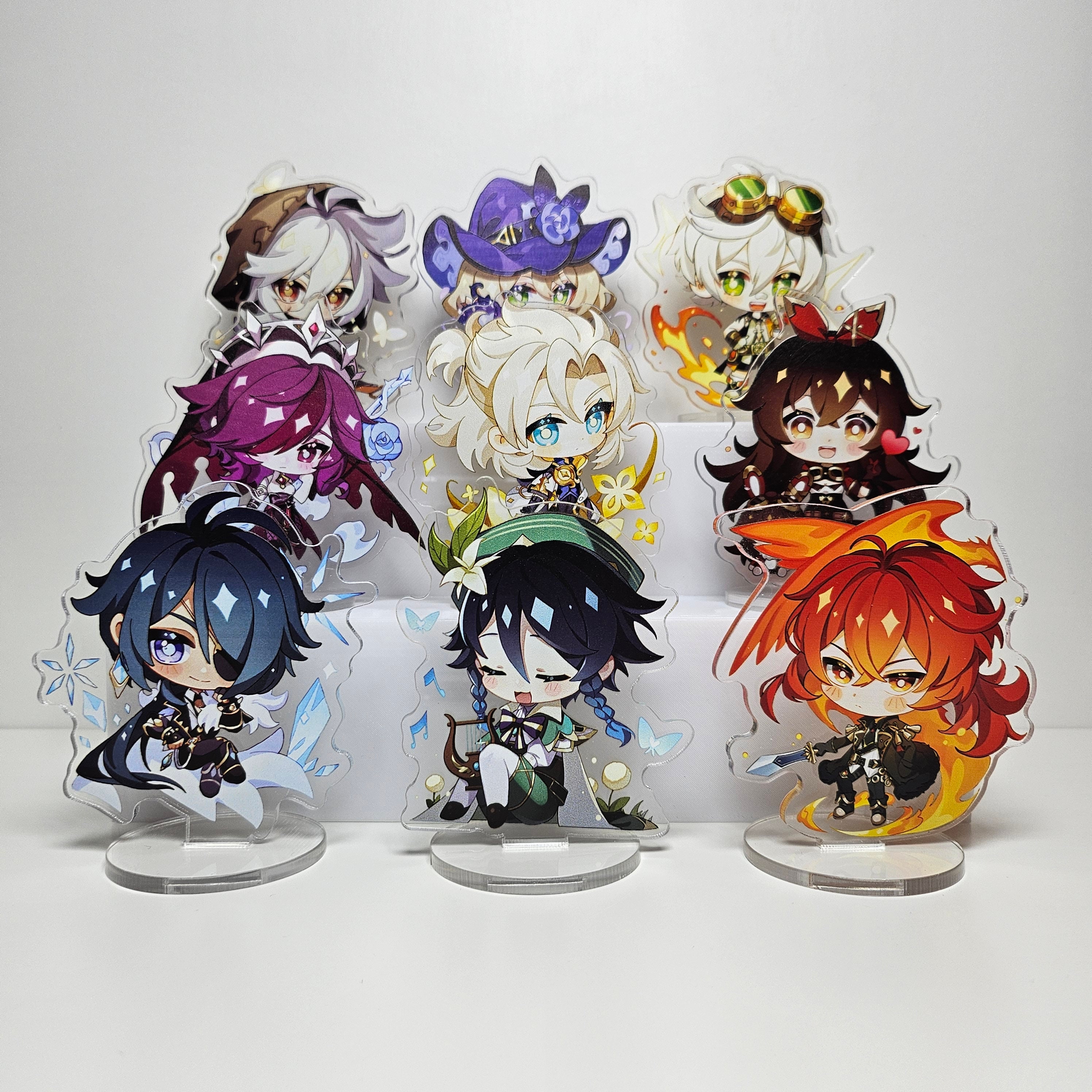 PRE-ORDER Genshin Impact Acrylic Stands : Razor, Lisa, Bennett