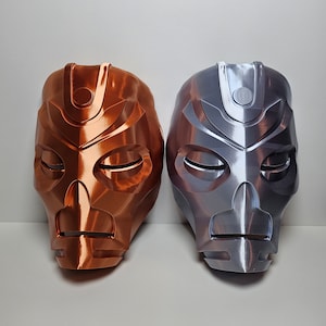 3D printed, Many Colors Skyrim Dragon Priest Inspired Mask, wearable