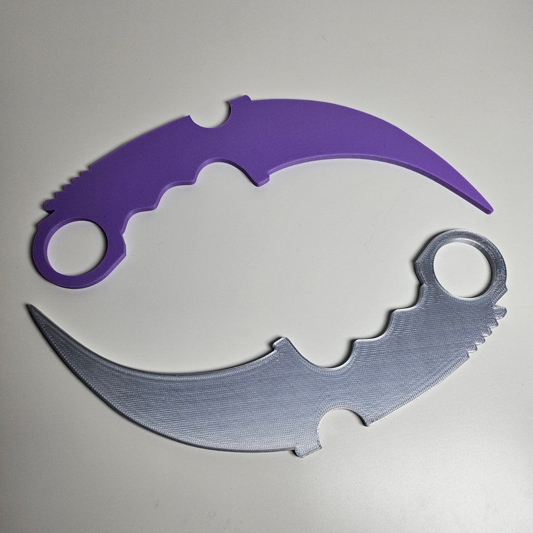 3D Printed CSGO Knife Knife Toy Karambit Weapon Game Etsy