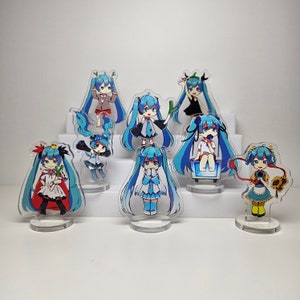 Enchanting Acrylic Stand, Hatsune Miku Standies, Vocaloid, Small Cute Miku Standies