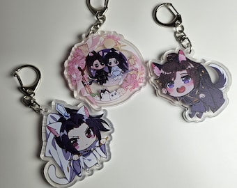PRE-ORDER Acrylic Keychains from The Husky and His White Cat Shizun, Erha He Ta De Bai Mao Shizun, love, Chu Wanning, Mo Ran, novel