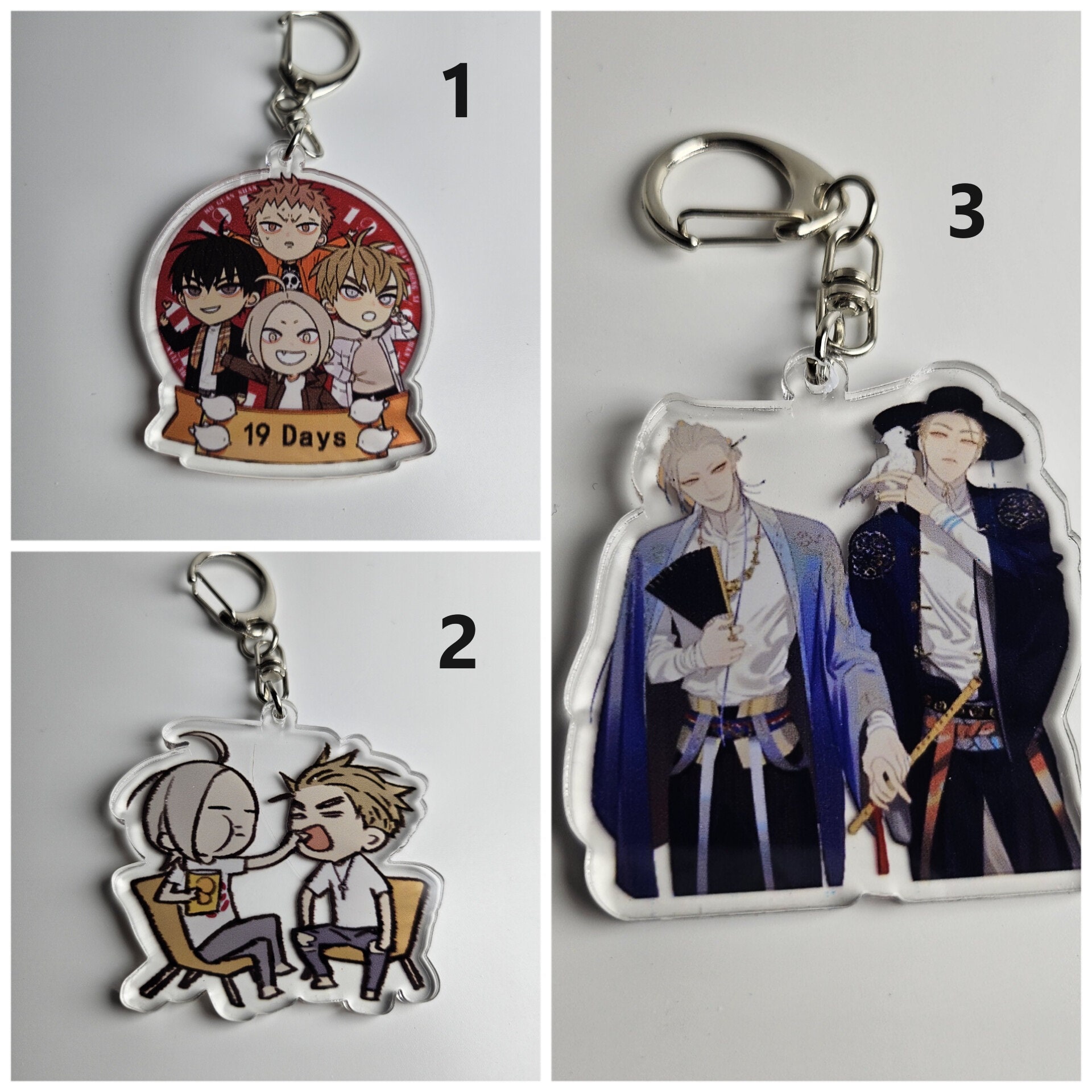 PRE-ORDER Enchanting Acrylic Keychain, Old Xian, 19 Days, Zhan