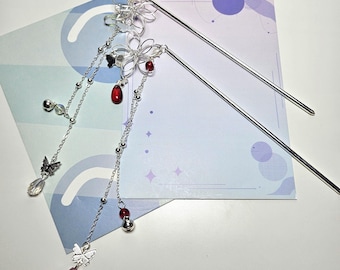PRE-ORDER Butterfly Accessories, Hairpin, Tian Guan Ci Fu, Heaven Official's Blessing, Chinese Style, Cosplay