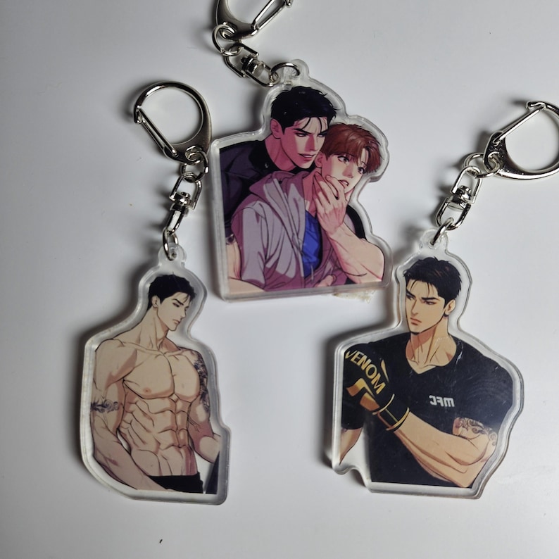 PRE-ORDER Acrylic Keychains, Korean, Manhwa, BL - Etsy