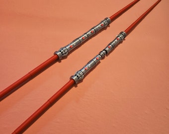 Drukowana w 3D zabawka Cosplay, składany miecz świetlny, podwójny miecz świetlny, plastikowa zabawka