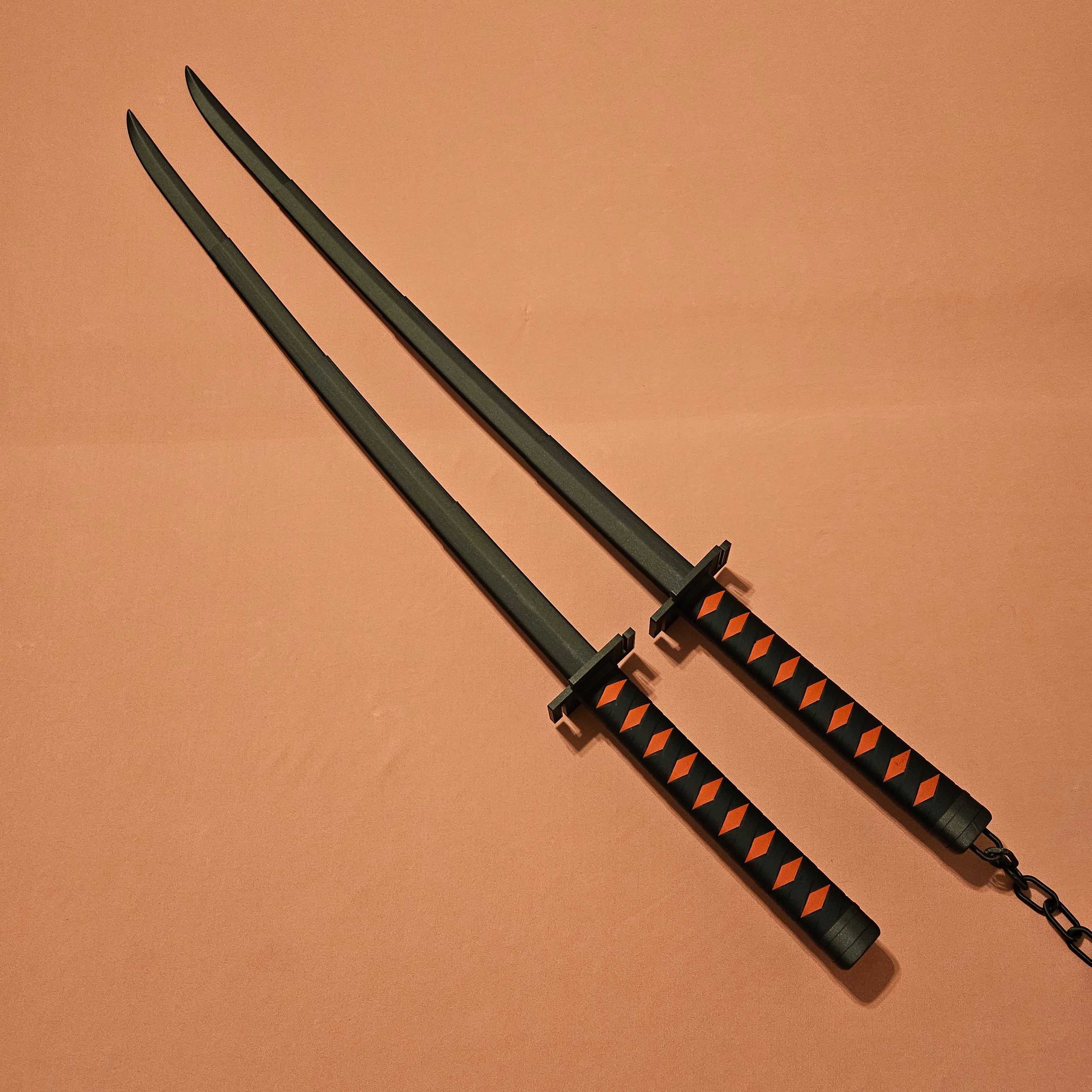 Zoro's Enma Katana And Scabbard - Carbon Steel Blade, Wooden Handle, Metal  Alloy Fittings - Length 40 1/2