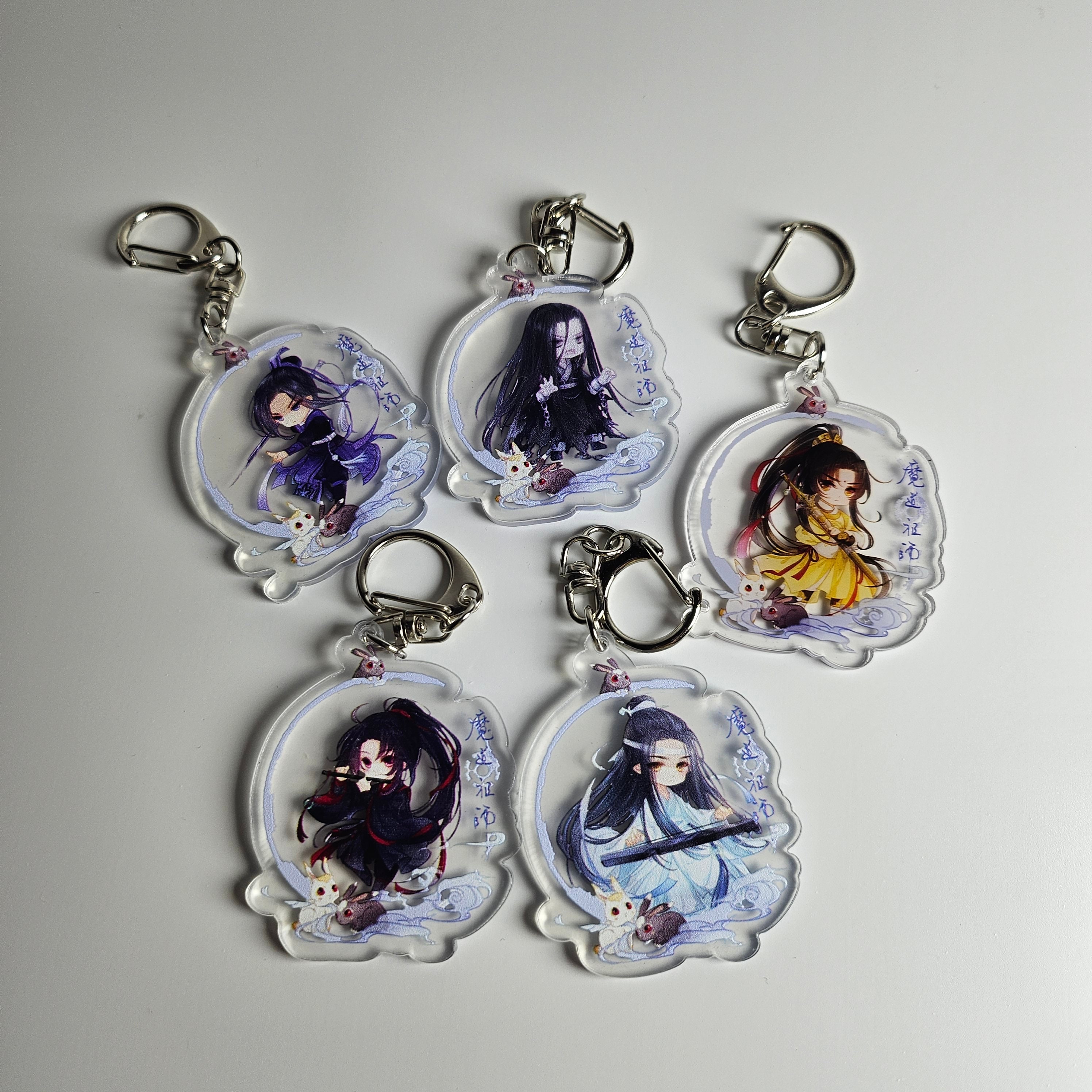 Portachiavi in acrilico Mo Dao Zu Shi: Lan Wangji e Wei Wuxian