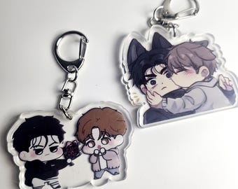 Enchanting Acrylic Keychains, Korean, Manhwa, BL