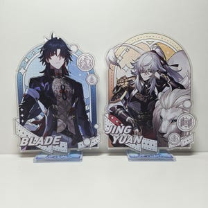 PRE-ORDER Acrylic Stands, Game, Honkai: Star Rail, Star Rail, Blade, Kafka, Dan Heng, Jing Yuan