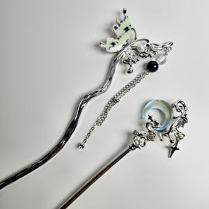 PRE-ORDER Moon and Butterfly Accessories, Hairpin, Tian Guan Ci Fu, Heaven Official&#39;s Blessing, Chinese Style, Cosplay