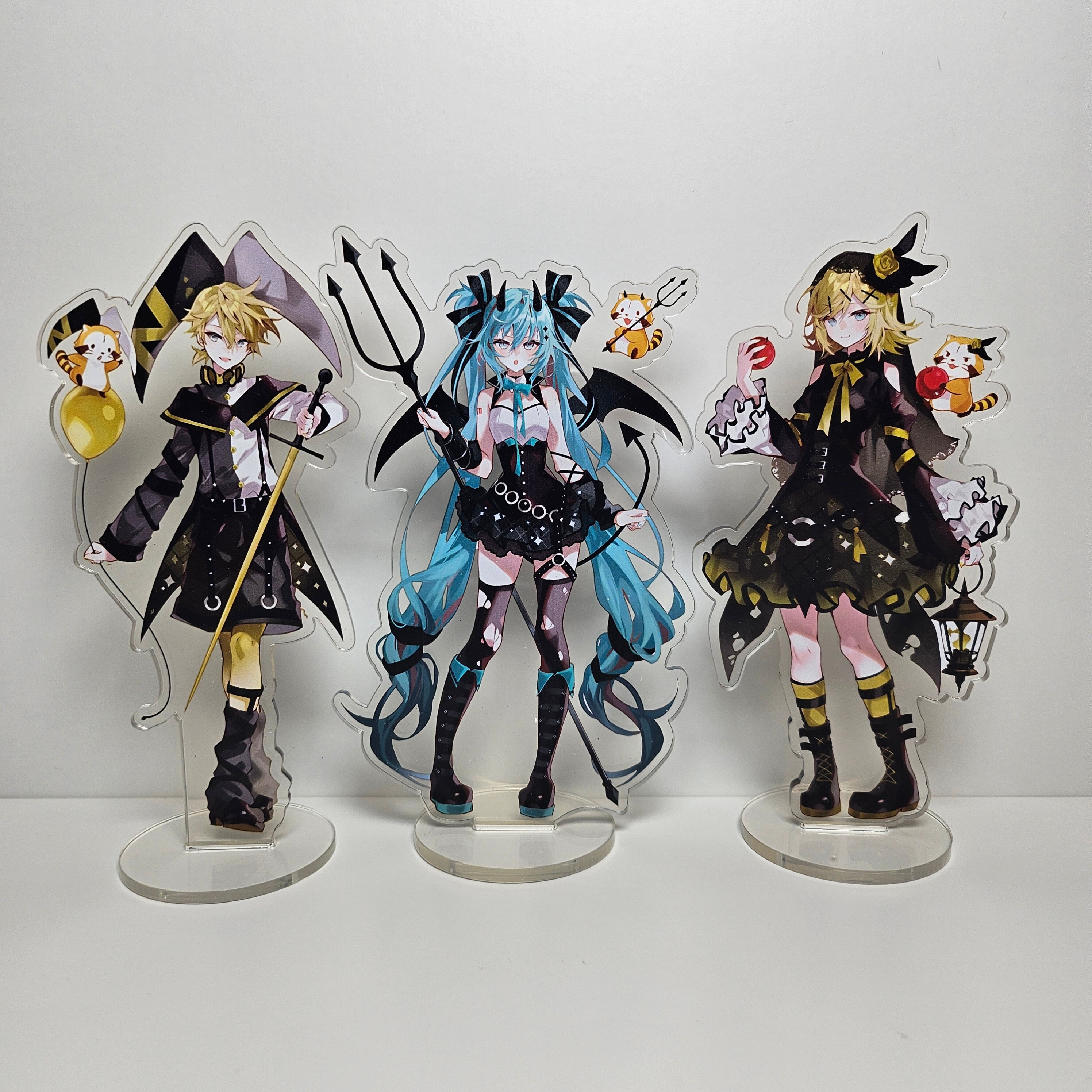 PRE-ORDER Enchanting Acrylic Stand, Hatsune Miku, Kagamine Rin, Kagamine  Len Standies, Vocaloid - Etsy, image size:2992x2992