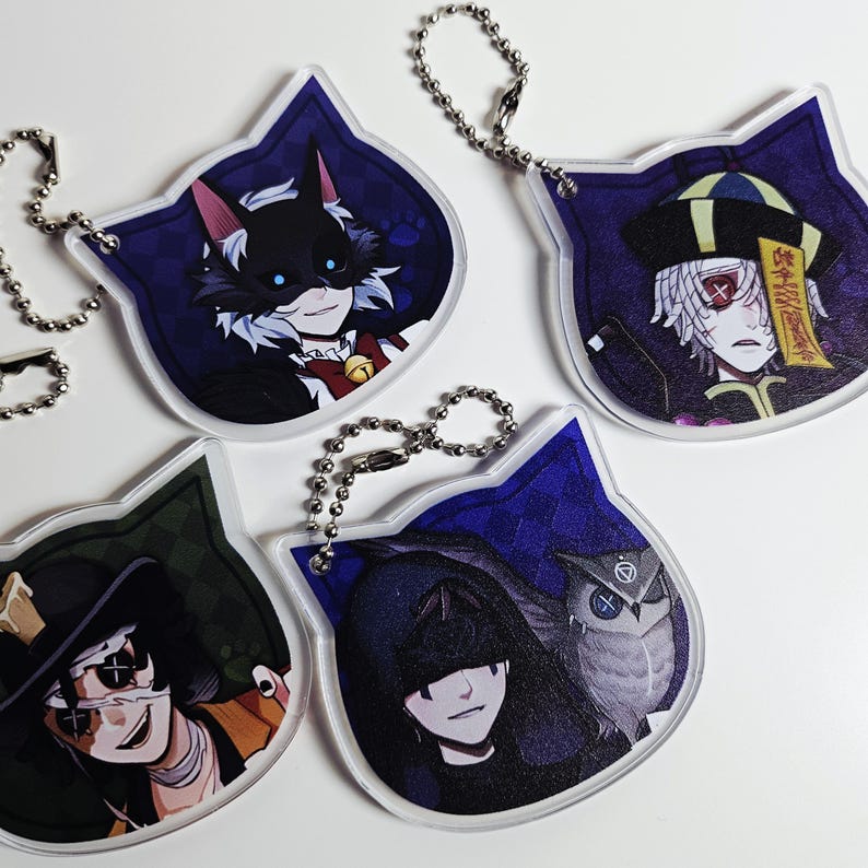 Prospector Keychains Identity V Acrylic Keychain - Seer, Grave Keeper, Prospector - Etsy