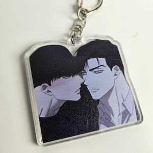 PRE-ORDER Acrylic Keychains, Green, Korean, Manhwa, BL