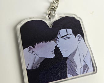 PRE-ORDER Acrylic Keychains, Green, Korean, Manhwa, BL