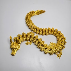 3D printed, Articulated Dragon, Dragon Flexible Toy, Many Colors