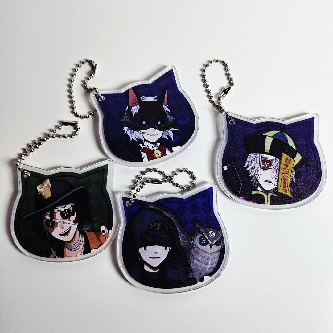 Prospector Keychains Identity V Acrylic Keychain - Seer, Grave Keeper, Prospector - Etsy