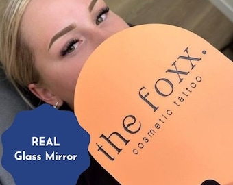 Handheld Mirror with Logo | Personalised Handheld Mirror | Salon Decor | Lash Tech | beauty | hair | injectables