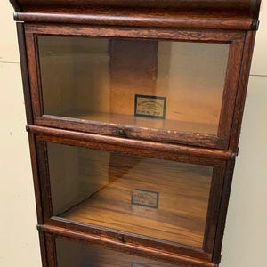 Globe-Wernicke 3 unit Barrister Book Case