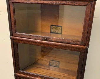 Globe-Wernicke 3 unit Barrister Book Case