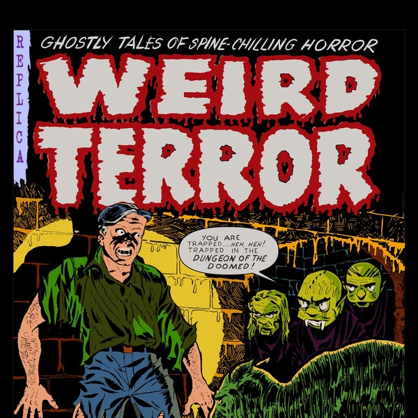 Weird Terror #1 Cover (1952, Golden Age) - Digital Restoration Poster