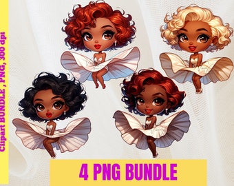 Black Girl Magic Clipart: African American Woman PNG Bundle (Digital Download)