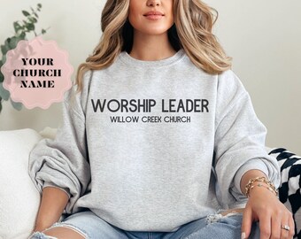 Worship Leader Gift, Worship Leader, Personalized Worship Leader Sweatshirt, Made To Worship, Worship Sweatshirt, Worship Team Gift