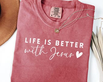 Faith Shirt, Religious Shirt, Jesus Shirt, Christian Apparel, Bible Verse Shirt, Christian Gift, Jesus Love, Religious Apparel