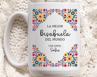 Mejor Abuela Mug, Bisabuela, La Mejor Abuela Del Mundo, Abuela Gifts, Regalos Para Abuela, Feliz Cumpleanos Abuela, Abuela Mug