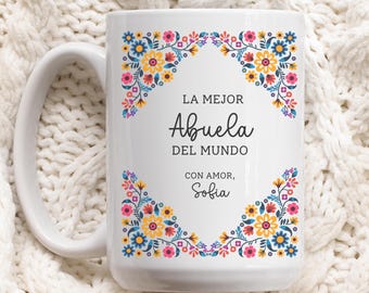 Mejor Abuela Mug, Abuela Gifts, La Mejor Abuela Del Mundo, Abuela Gifts, Regalos Para Abuela, Feliz Cumpleanos Abuela, Abuela Mug