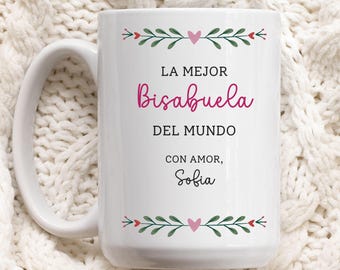 Mejor Abuela Mug, Abuela Gifts, La Mejor Abuela Del Mundo, Regalos Para Abuela, Abuela Birthday, Feliz Cumpleanos Abuela, Abuela Mug