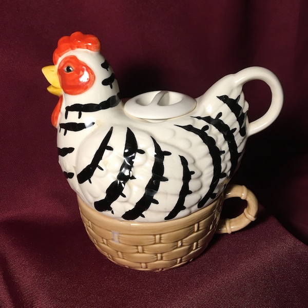 Vintage Nesting Hen Tea for One Cottagecore Kitsch