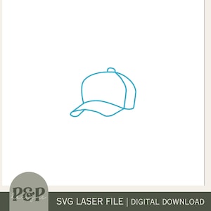 Hat SVG | Laser Cut File | Digital Download | Laser File