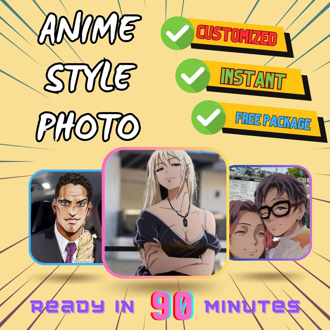 Customize Anime Custom Anime Photography Couple Anime Portrait Custom - Etsy